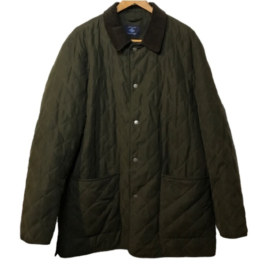 JOSEPH ABBOUD QUILTED GREEN JACKET SIZE XL